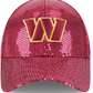 WASHINGTON COMMANDERS WOMEN'S SEQUIN 9FORTY ADJUSTABLE HAT - BURGUNDY