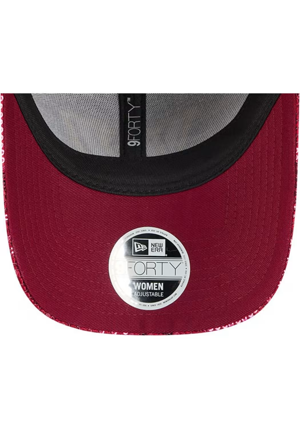WASHINGTON COMMANDERS WOMEN'S SEQUIN 9FORTY ADJUSTABLE HAT - BURGUNDY