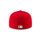 WASHINGTON NATIONALS EVERGREEN BASIC 59FIFTY FITTED HAT - RED