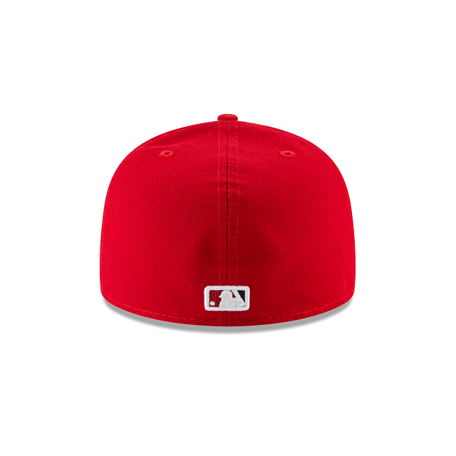 WASHINGTON NATIONALS EVERGREEN BASIC 59FIFTY FITTED HAT - RED