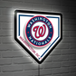 WASHINGTON NATIONALS HOMEPLATE EDGELITE LED WALL DECOR