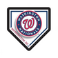 WASHINGTON NATIONALS HOMEPLATE EDGELITE LED WALL DECOR