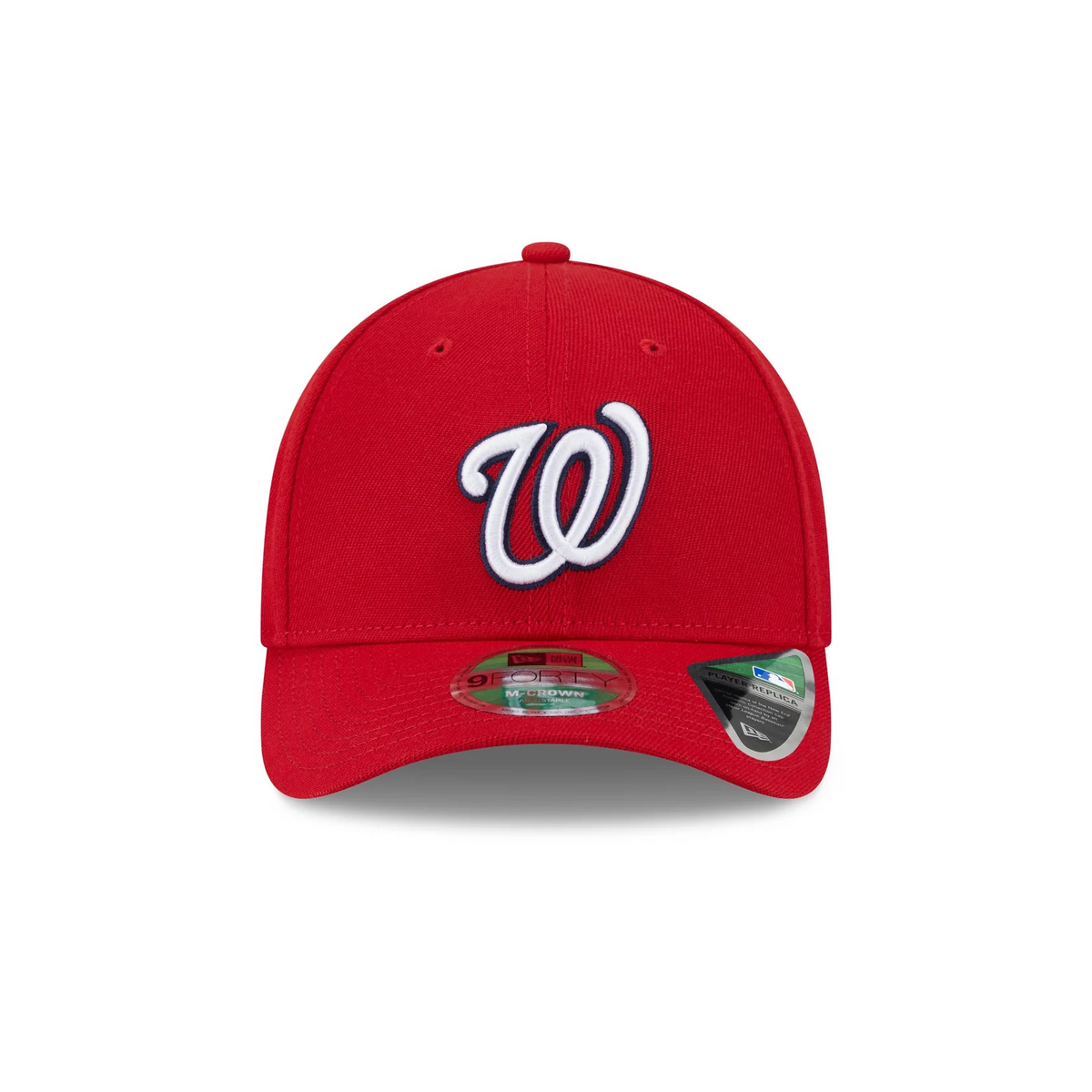 WASHINGTON NATIONALS YOUTH PLAYER REPLICA 9FORTY M-CROWN SNAPBACK ADJUSTABLE HAT - RED