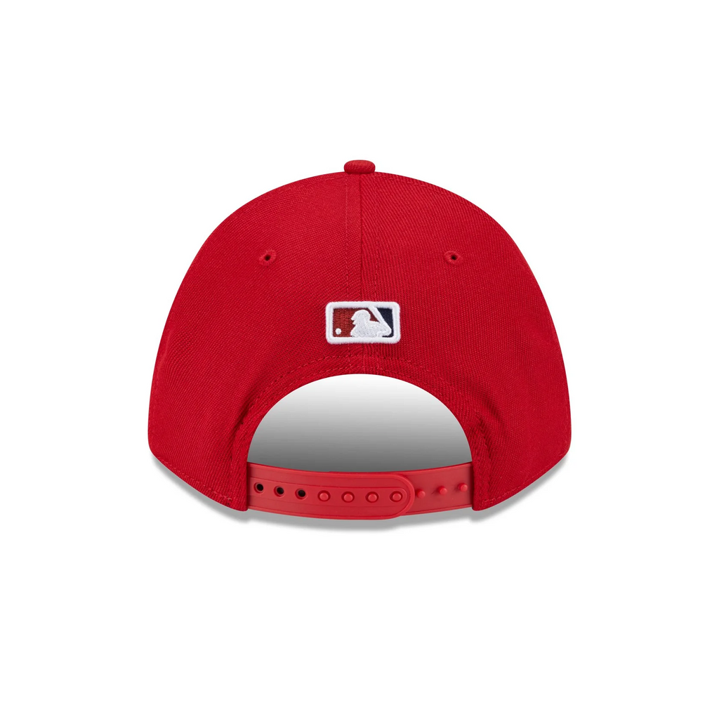 WASHINGTON NATIONALS YOUTH PLAYER REPLICA 9FORTY M-CROWN SNAPBACK ADJUSTABLE HAT - RED