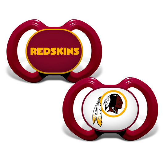 WASHINGTON REDSKINS PACK DE 2 CHUPETES