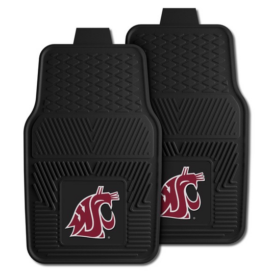 WASHINGTON STATE COUGARS VINYL CAR MAT SET