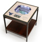 WEST VIRGINIA MOUNTAINEERS 25 LAYER 3D STADIUM LIGHTED END TABLE