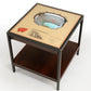 WISCONSIN BADGERS 25 LAYER 3D STADIUM LIGHTED END TABLE