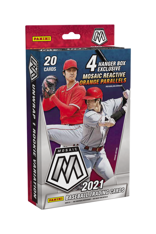 2021-22 PANINI MLB MOSAIC BASEBALL HANGER BOX
