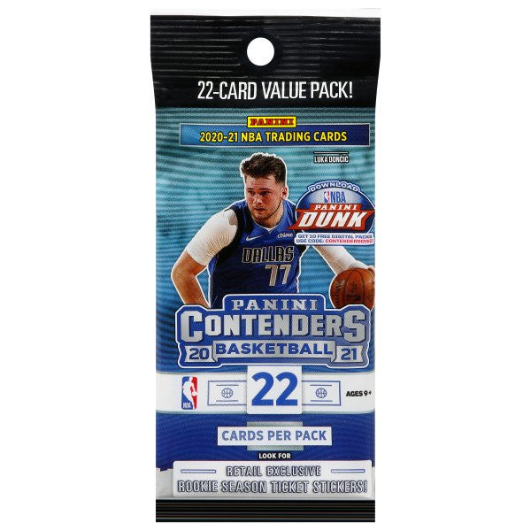 2021-22 PANINI NBA CONTENDERS BASKETBALL FAT PACKS