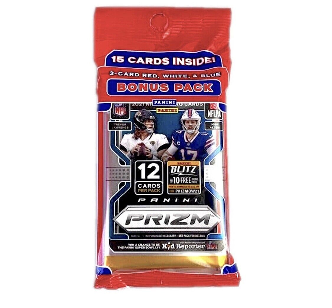 2021 NFL PANINI PRIZM CELLO MULTI-PACK - 15 CARDS