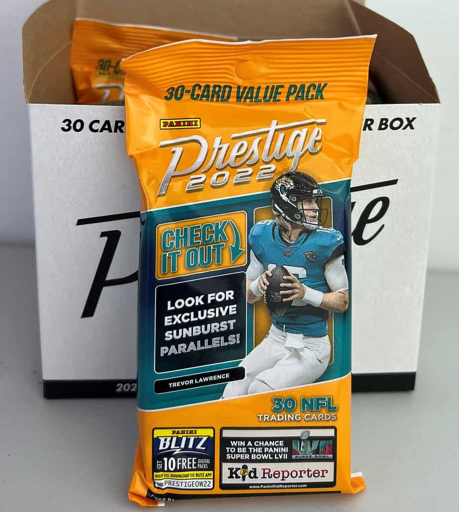 2022 NFL PANINI PRESTIGE VALUE PACK - 30 CARDS