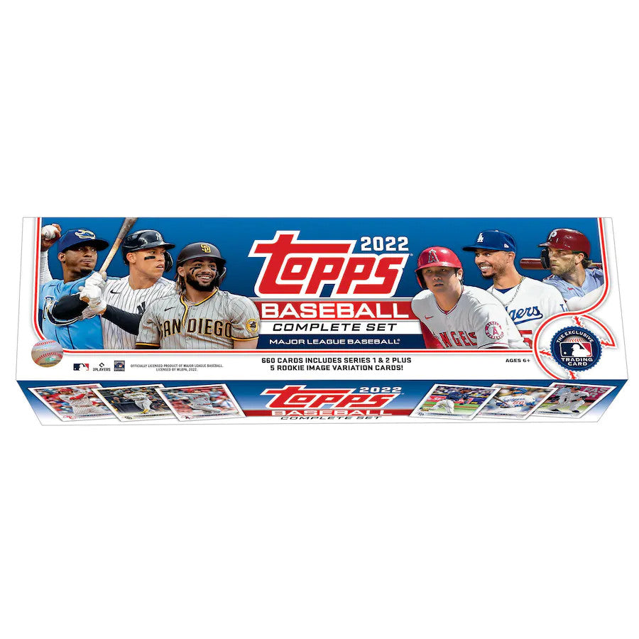 JUEGO COMPLETO DE BÉISBOL TOPPS 2022 SELLADO DE FÁBRICA