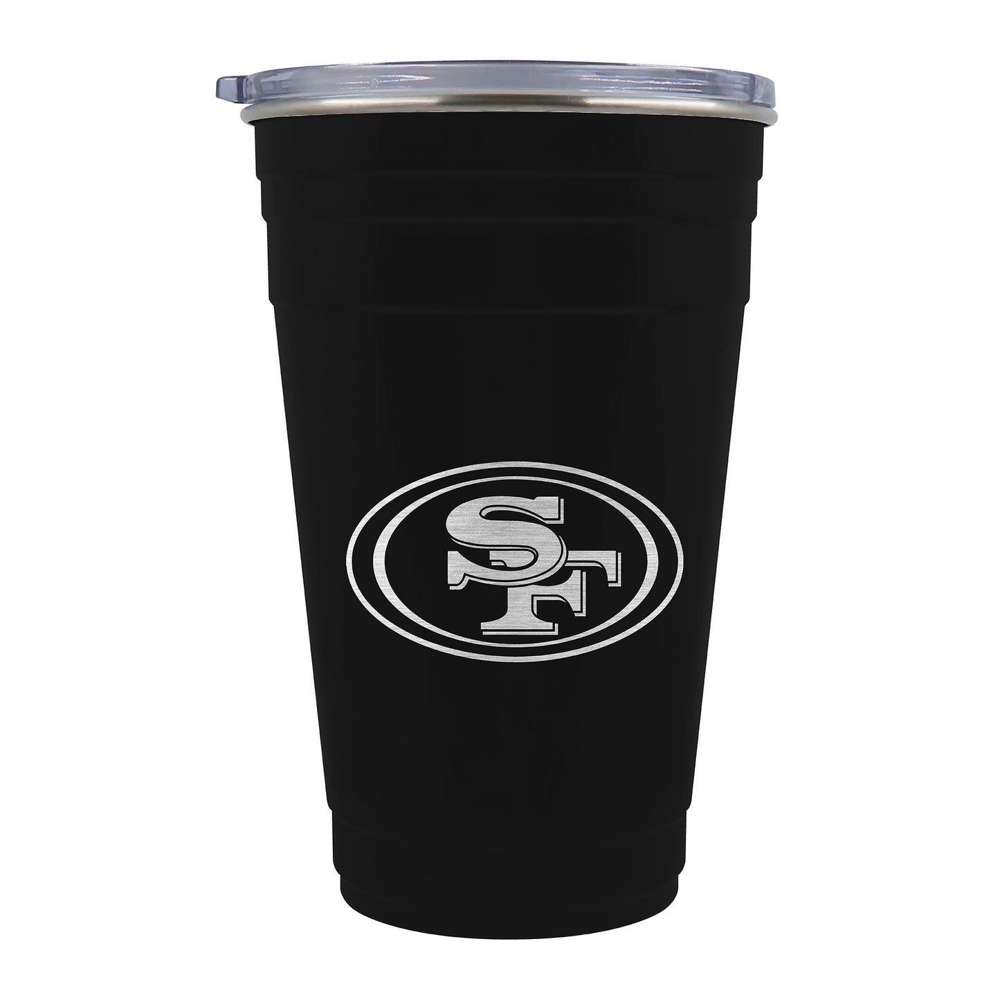 SAN FRANCISCO 49ERS BLACK TAILGATER TUMBLER
