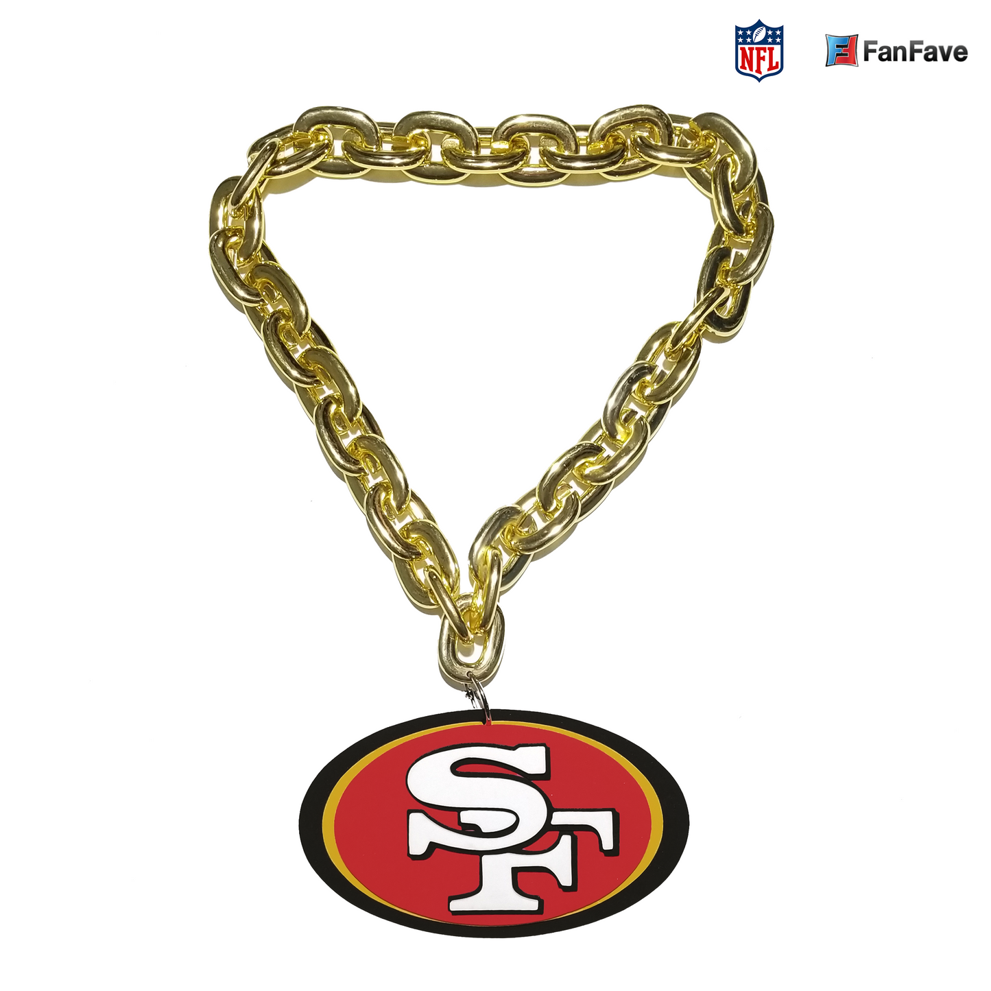 IMÁN DE CADENA DE ABANICO DE SAN FRANCISCO 49ERS