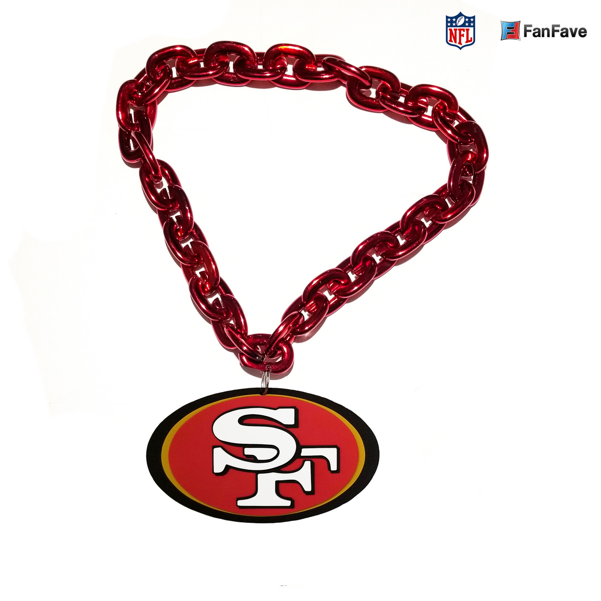 IMÁN DE CADENA DE ABANICO DE SAN FRANCISCO 49ERS