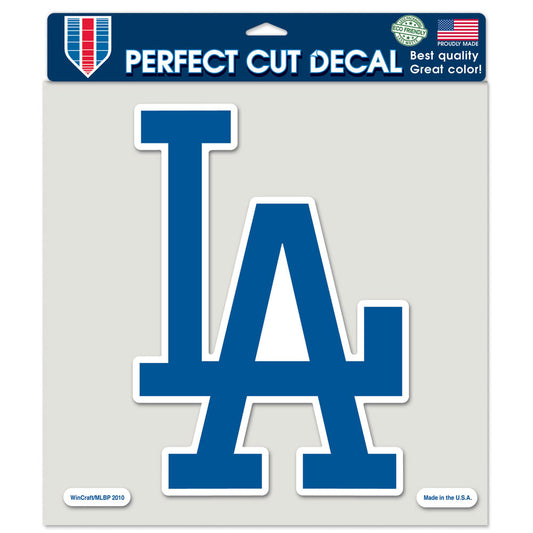 LOS ANGELES DODGERS DIE CUT 8"X 8" COLOR DECAL