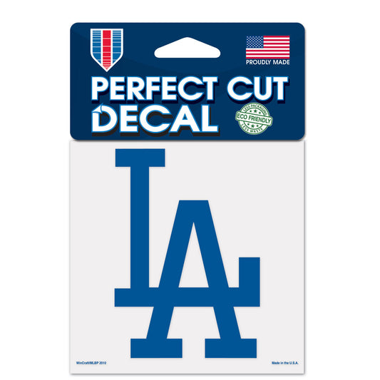 LOS ANGELES DODGERS CALCOMANÍA DE CORTE PERFECTO DE 4"X 4"