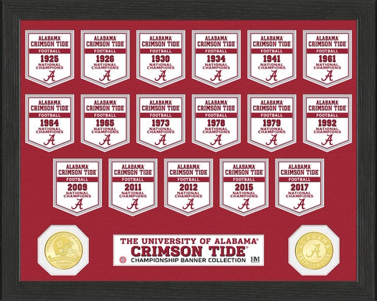 ALABAMA CRIMSON TIDE BANNER COLLECTION PHOTO