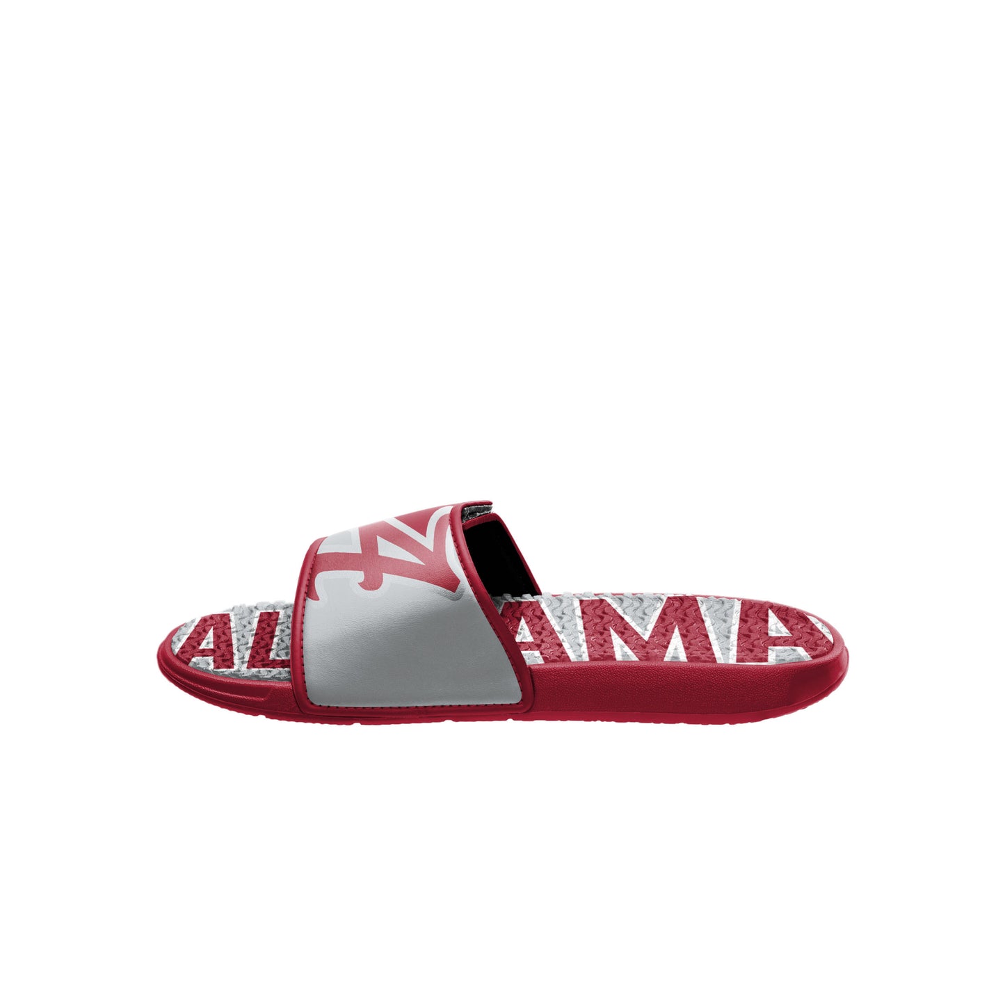 ALABAMA CRIMSON TIDE MEN'S BIG LOGO GEL SLIDE
