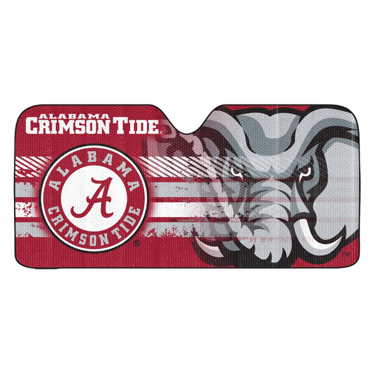 ALABAMA CRIMSON TIDE AUTO SUN SHADE - 59"X27"