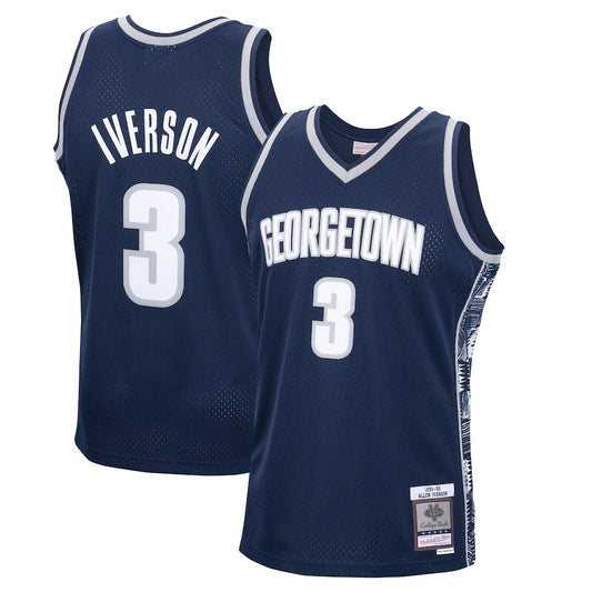 ALLEN IVERSON GEORGETOWN 1995-1996 SWINGMAN JERSEY