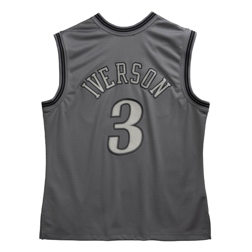 ALLEN IVERSON MEN'S MITCHELL & NESS METAL WORKS 00-01' SWINGMAN JERSEY