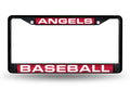 MARCO DE MATRÍCULA LASER NEGRO LOS ANGELES ANGELS