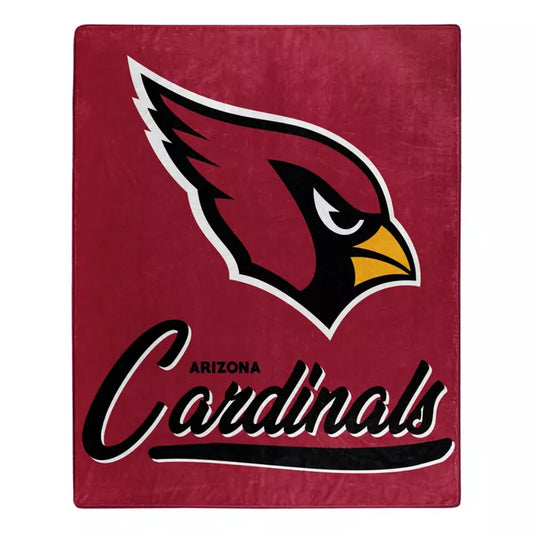 ARIZONA CARDINALS SIGNATURE 50"X60" RASCHEL THROW BLANKET