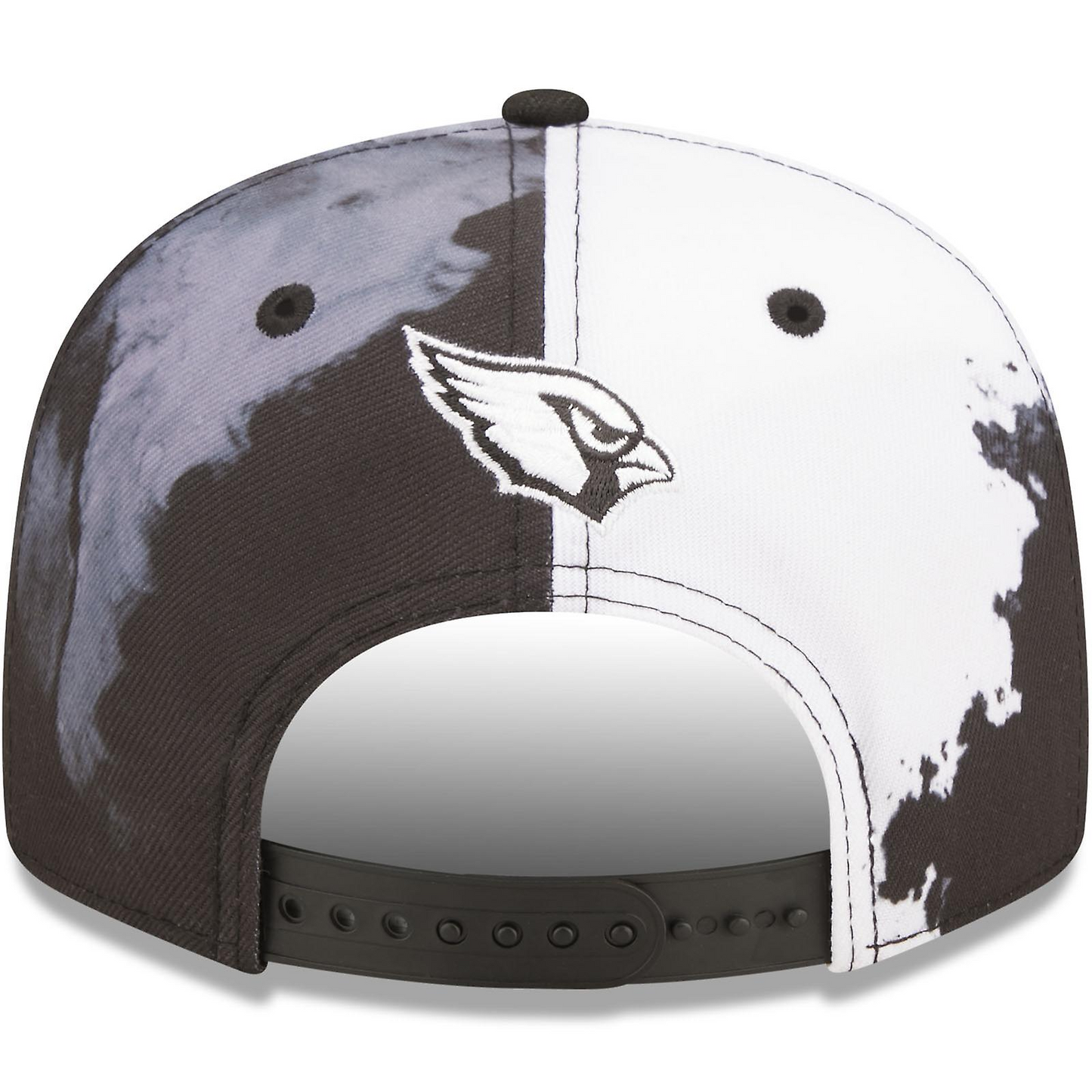 ARIZONA CARDINALS SIDELINE 9FIFTY SNAPBACK HAT - BLACK/ WHITE INK