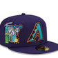 ARIZONA DIAMONDBACKS CITY CLUSTER 59FIFTY FITTED