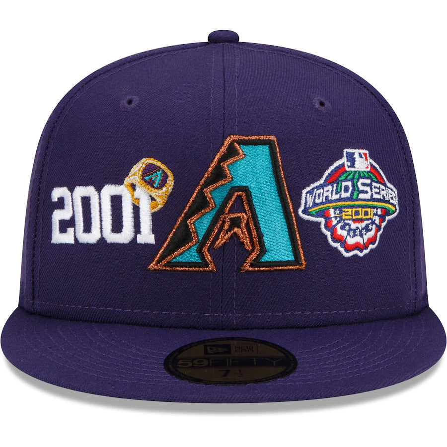 ARIZONA DIAMONDBACKS CUENTA LOS ANILLOS 59FIFTY EQUIPADO
