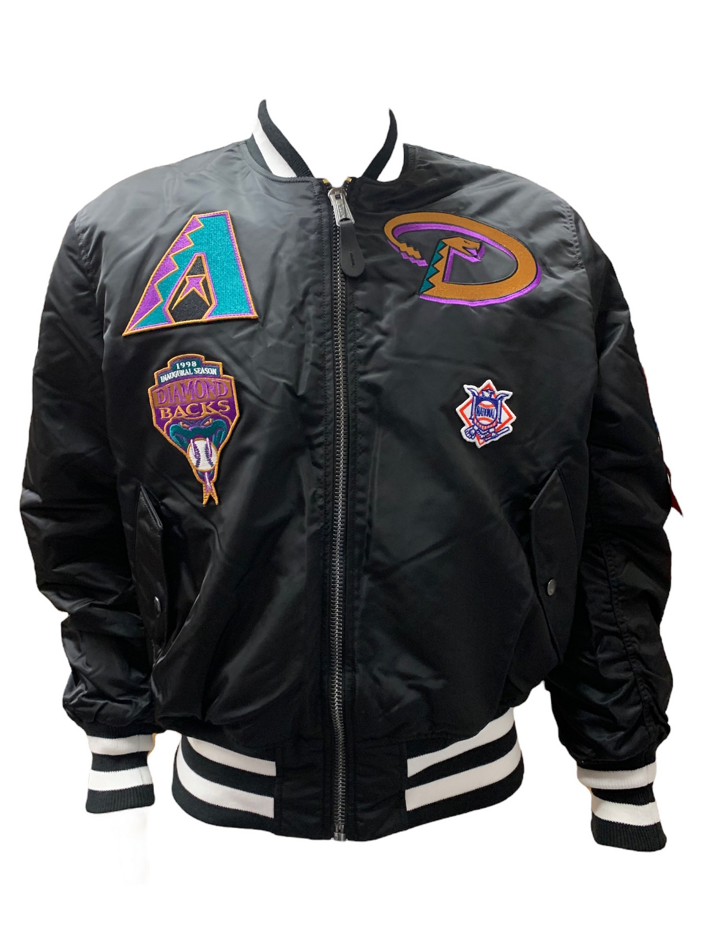 CHAQUETA BOMBER REVERSIBLE ALPHA INDUSTRIES PARA HOMBRE DE LOS DIAMOND –  JR'S SPORTS