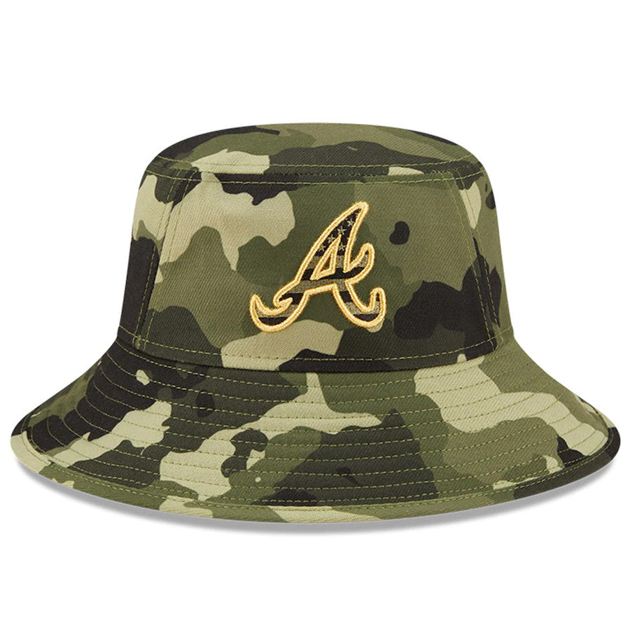 ATLANTA BRAVES 2022 ARMED FORCES BUCKET HAT