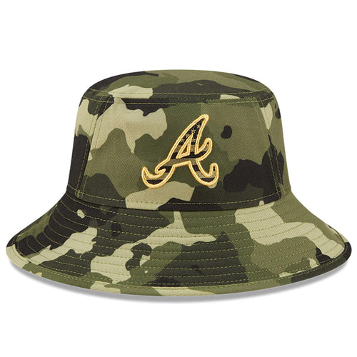 ATLANTA BRAVES 2022 GORRA DE FUERZAS ARMADAS