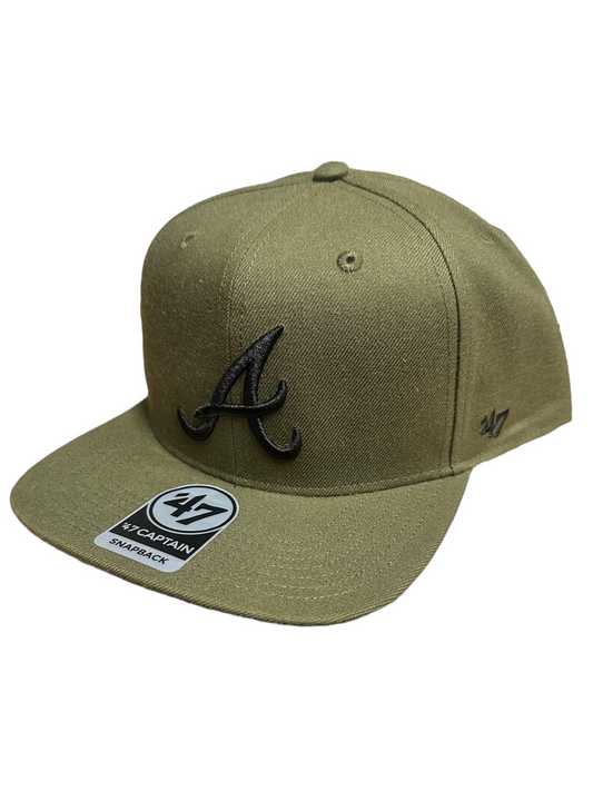 ATLANTA BRAVES 47' BRAND BALLPARK CAMO SNAPBACK HAT