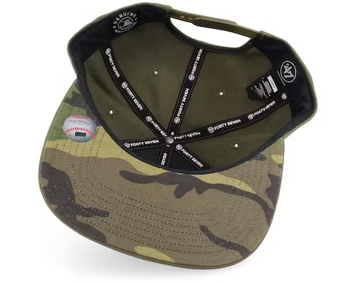 ATLANTA BRAVES 47' GORRA DE CAMUFLAJE DE BALLPARK DE LA MARCA SNAPBACK