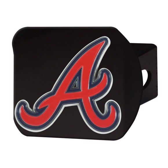 ATLANTA BRAVES BLACK LOGO HITCH
