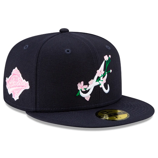 ATLANTA BRAVES BLOOM SIDEPATCH 59FIFTY SOMBRERO AJUSTADO