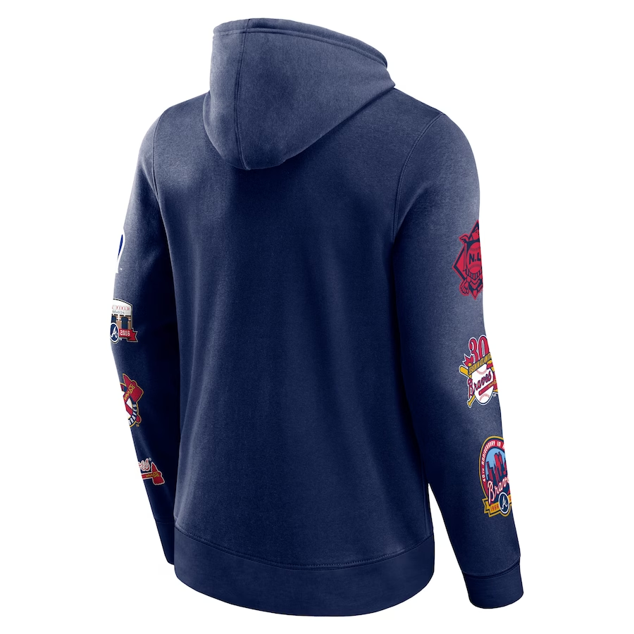 ATLANTA BRAVES SUDADERA CON CAPUCHA EXTRA INNINGS PARA HOMBRE