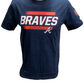 CAMISETA DE HOMBRE FADE IN NAME DE LOS ATLANTA BRAVES