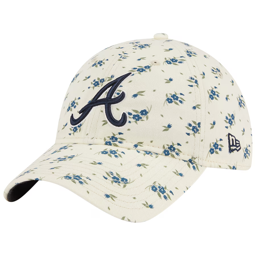 Atlanta Braves Women's Bloom 9TWENTY Adjustable Hat