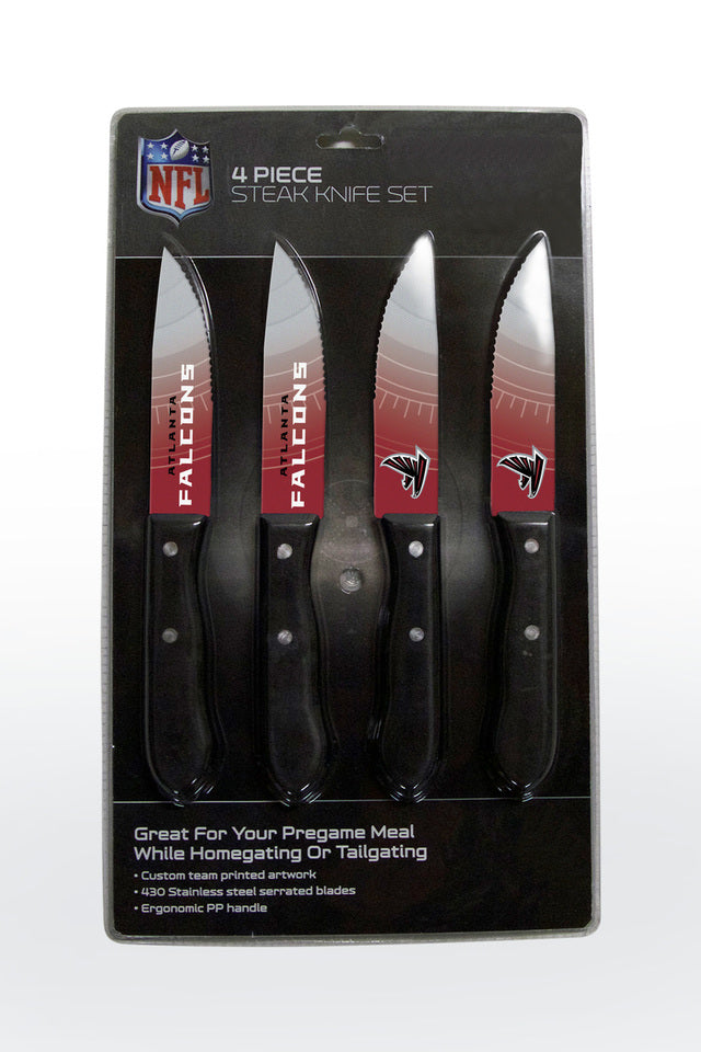 JUEGO DE CUCHILLOS ATLANTA FALCONS 4PK