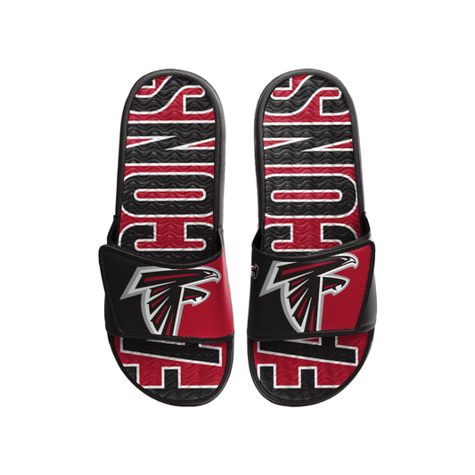 DIAPOSITIVA DE GEL CON LOGO GRANDE PARA HOMBRE ATLANTA FALCONS