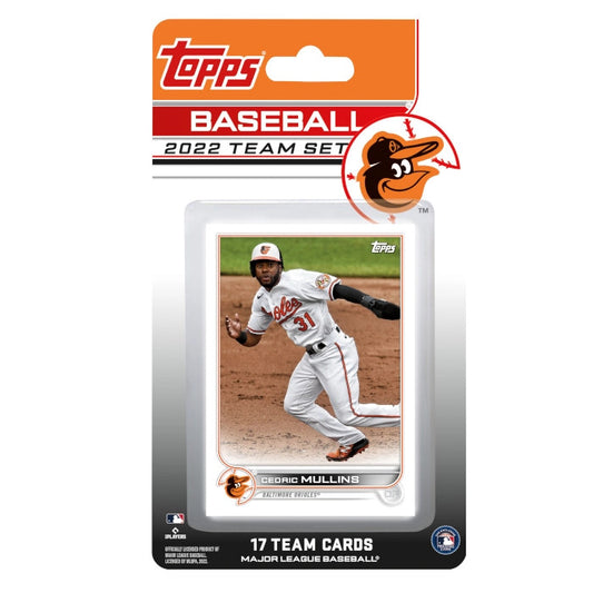 BALTIMORE ORIOLES 2022 TOPPS TEAM SET