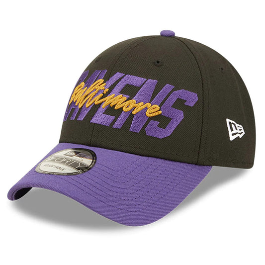 BALTIMORE RAVENS 2022 DRAFT 9FORTY ADJUSTABLE HAT