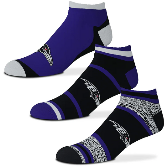 PACK DE 3 CALCETINES CASH DE LOS CUERVOS DE BALTIMORE