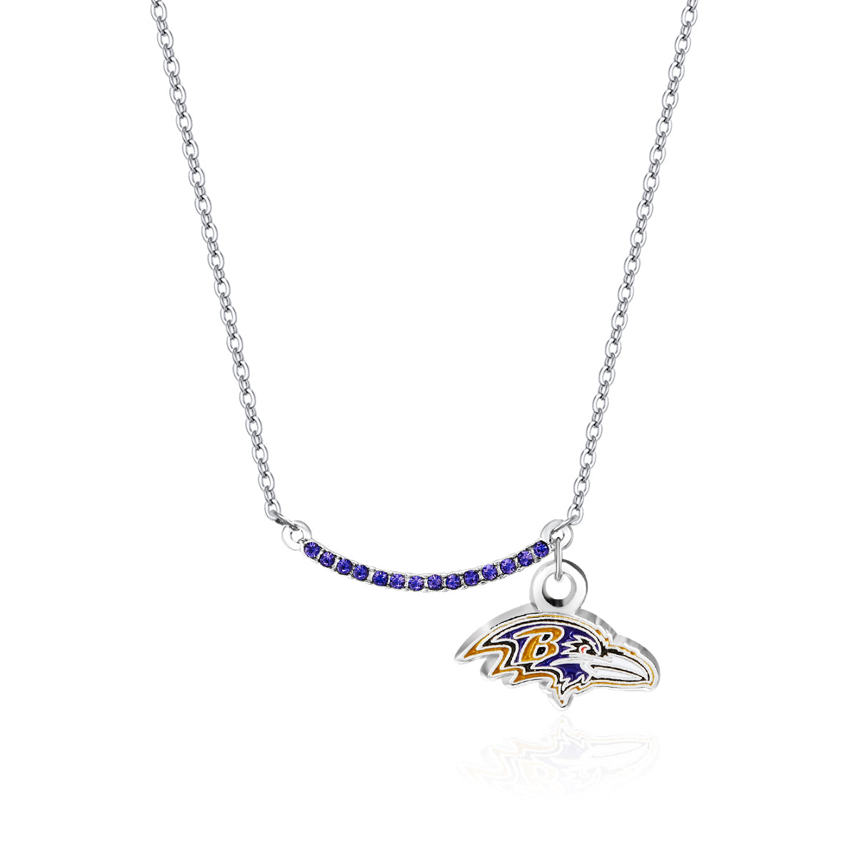 BALTIMORE RAVENS INFINITY NECKLACE