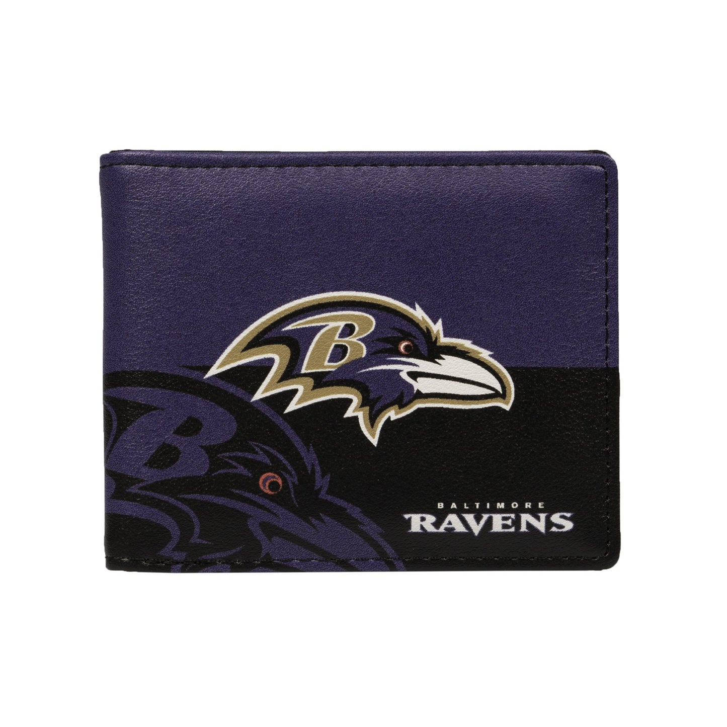 BALTIMORE RAVENS LOGO BI-FOLD WALLET