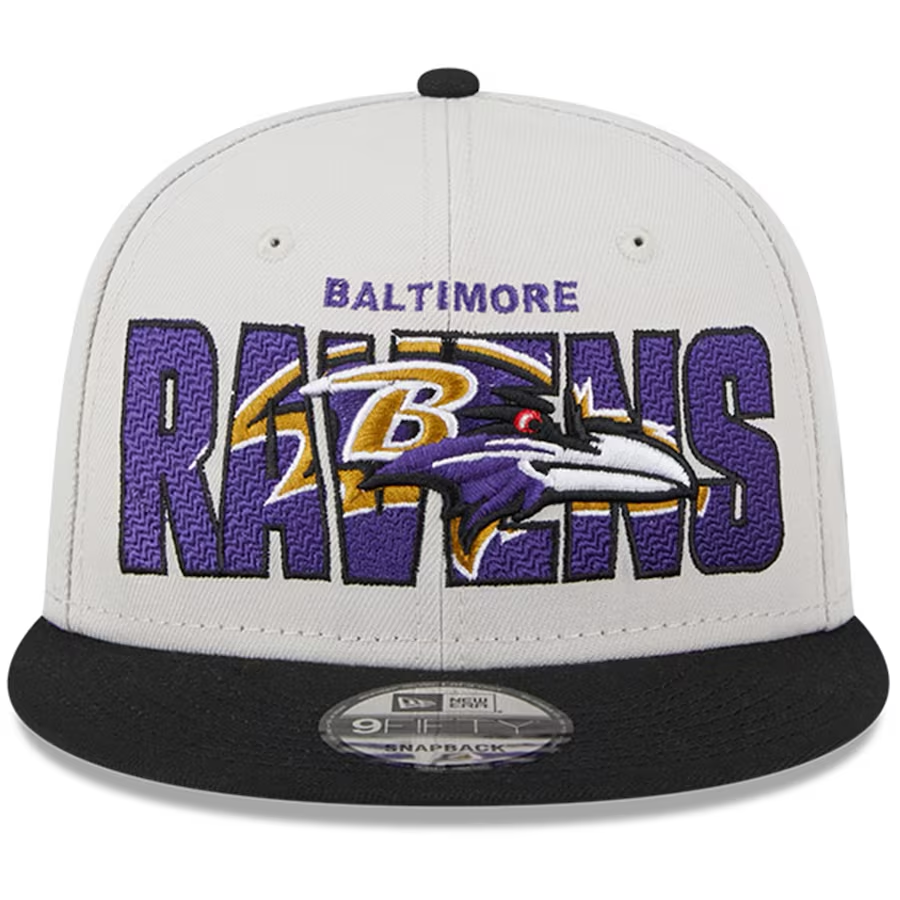 BALTIMORE RAVENS MEN'S 2023 NFL DRAFT HAT 9FIFTY SNAPBACK